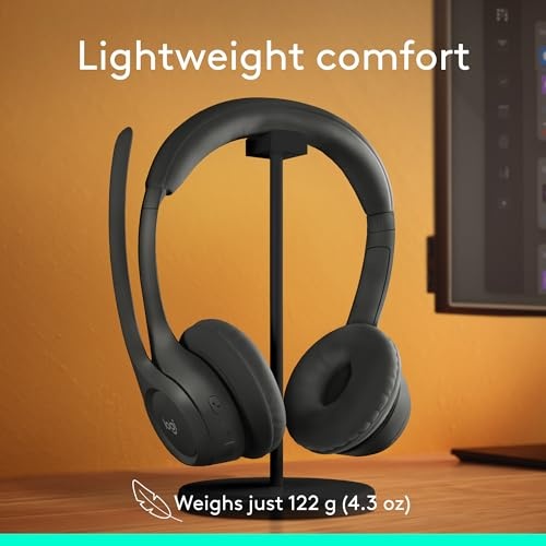 Logitech Audífono Zone 300 con micrófono Bluetooth Negro (981-001406)