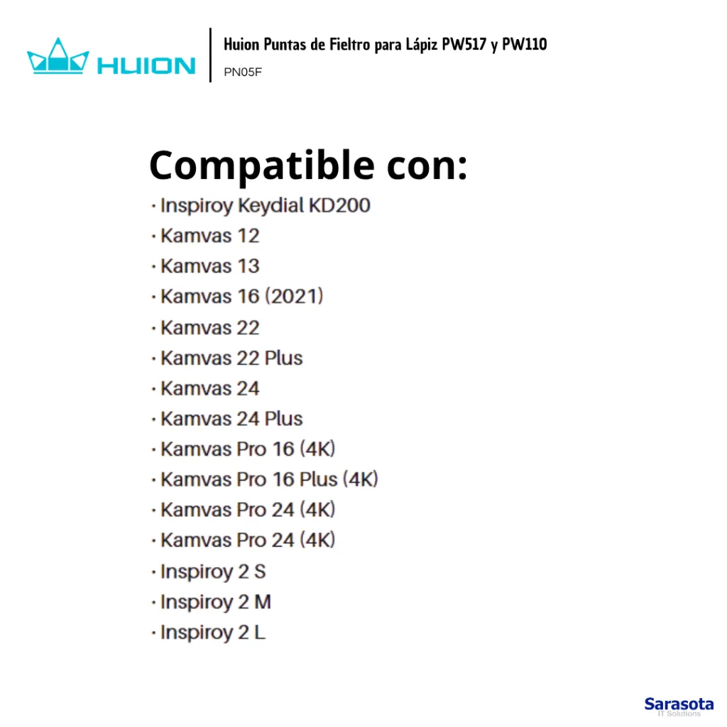 HUI014 Huion Puntas de Fieltro para Lápiz PW517 y PW110 (3).webp