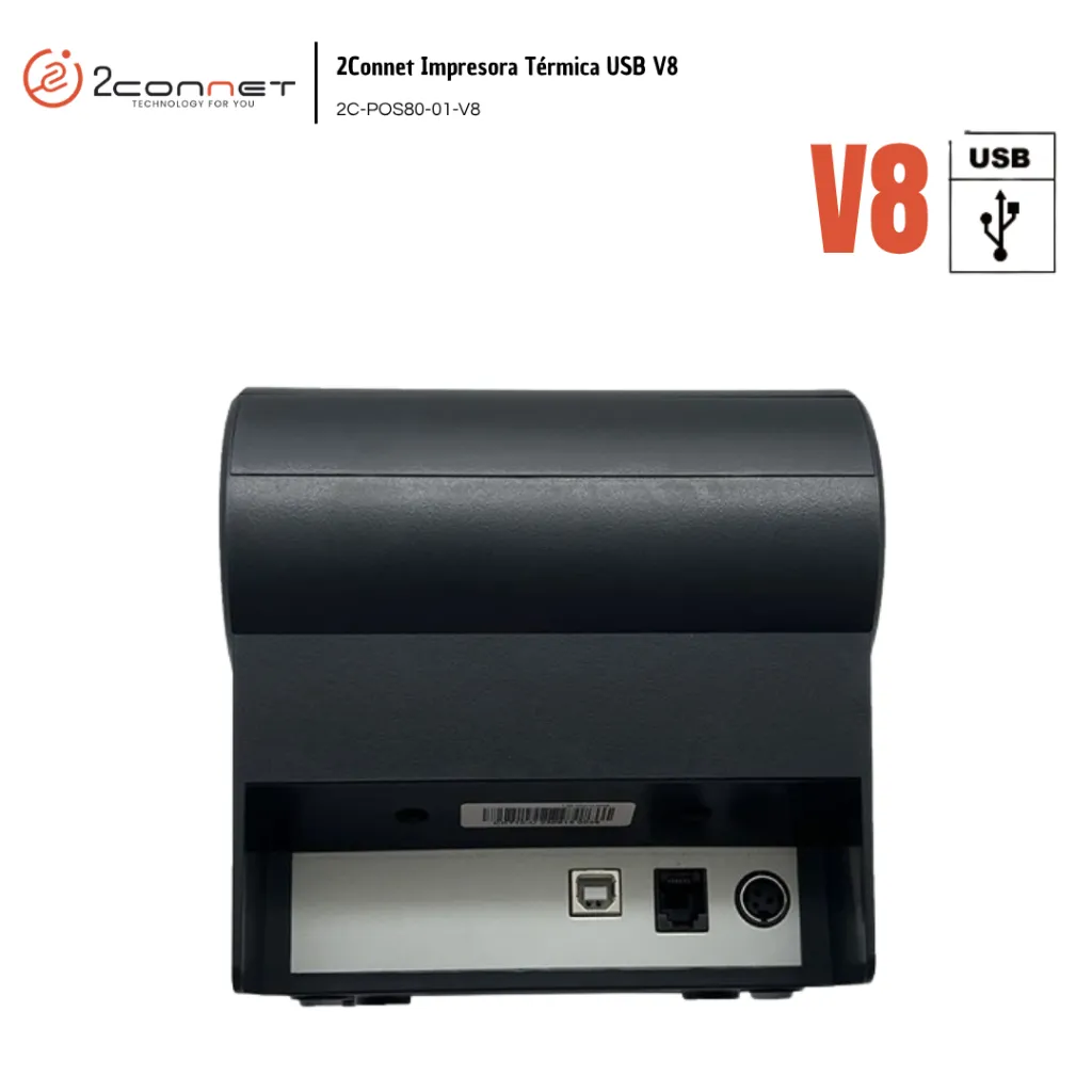 2CO023 2Connet Impresora Térmica USB V8 2C-POS80-01-V8 (3).webp