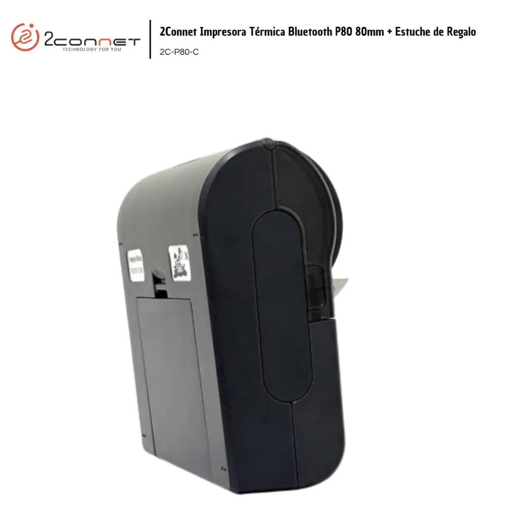 2CO025 2Connet Impresora Térmica Bluetooth P80 80mm + Estuche de Regalo 2C-P80-C (6).webp