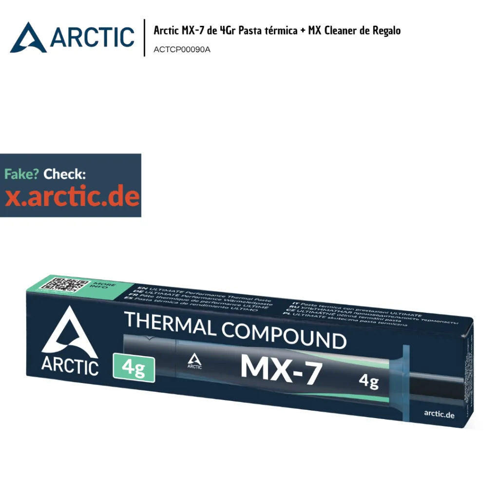 ARC015 Arctic MX-7 de 4Gr Pasta térmica + MX Cleaner de Regalo ACTCP00090A (3).webp