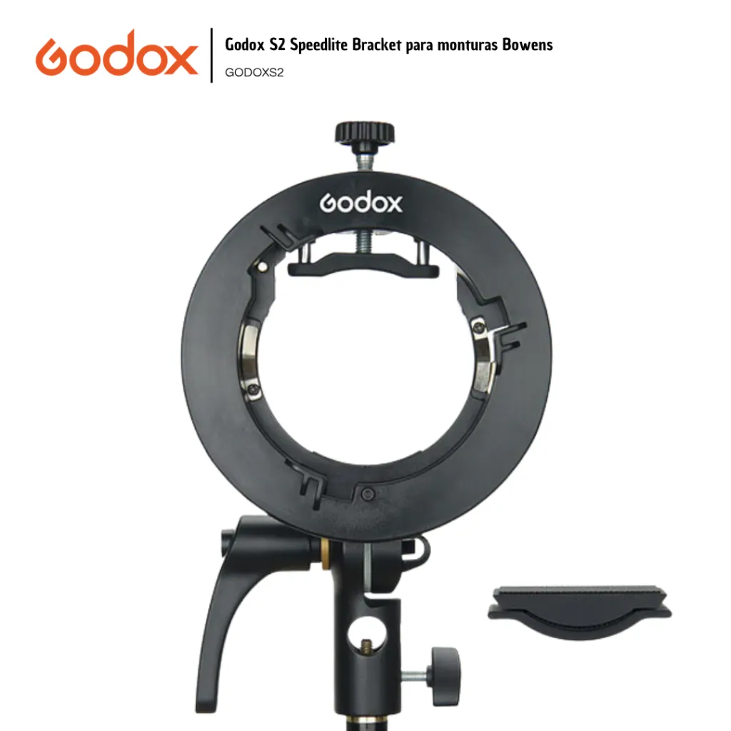 GOD001 Godox S2 Speedlite Bracket para monturas Bowens (2).webp