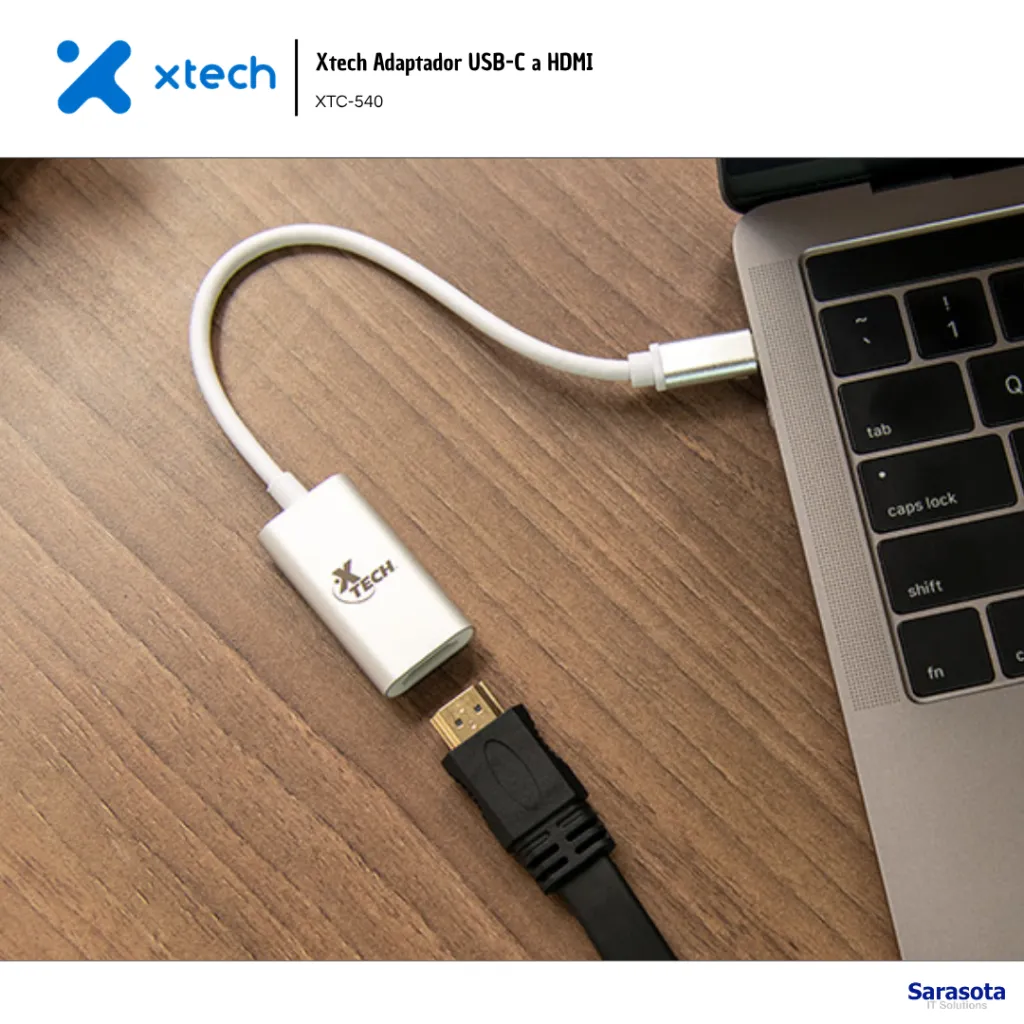 XTE001 Xtech Adaptador USB-C a HDMI XTC-540 798455164063 (2).webp