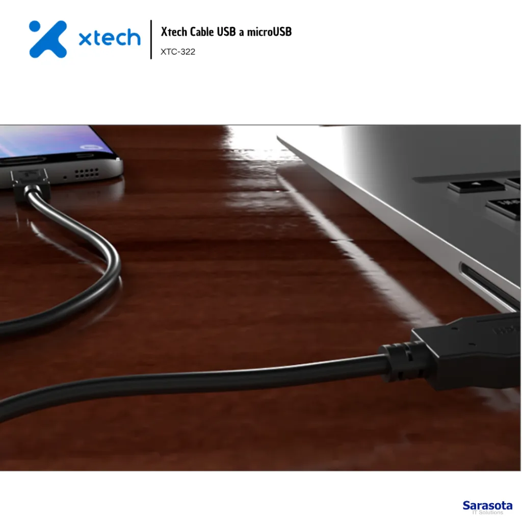 XTE004 Xtech Cable USB a microUSB XTC-322 798302167308 798302167301 (2).webp