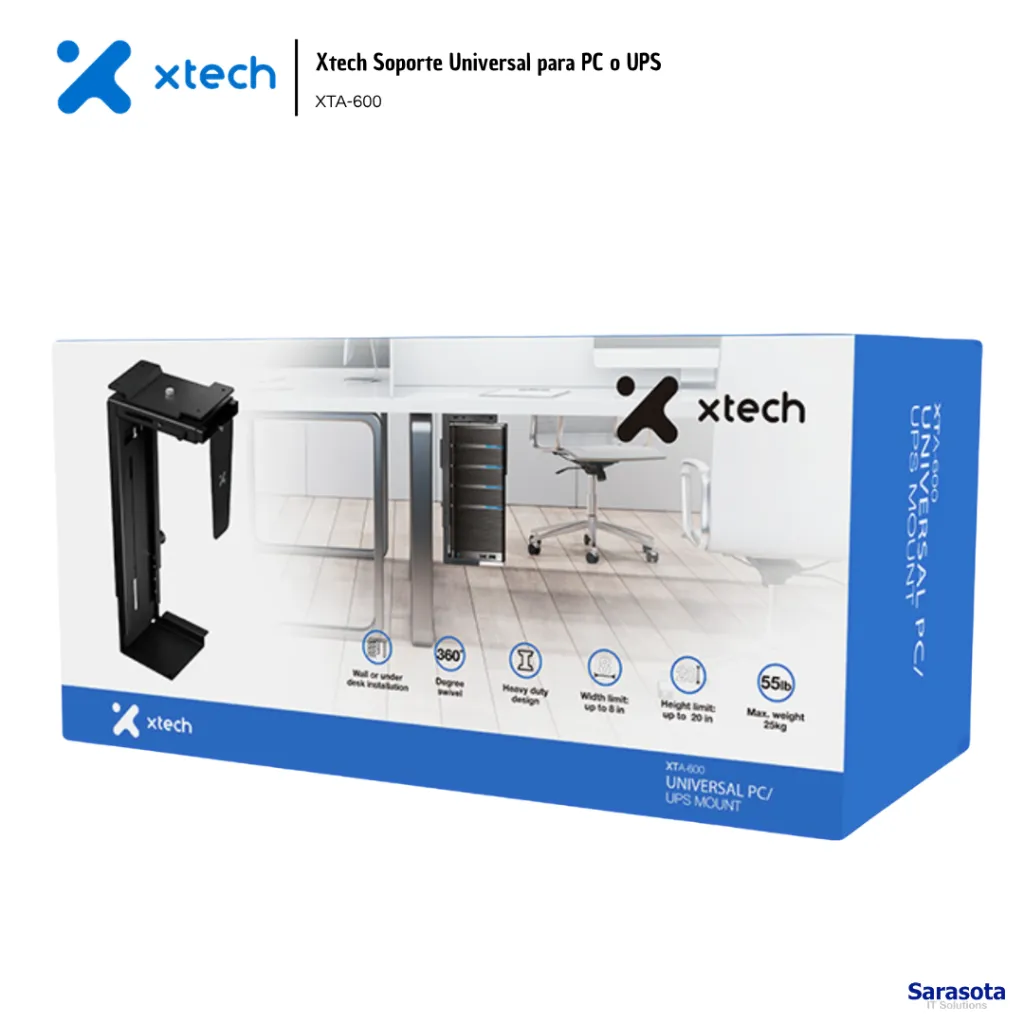 XTE011 Xtech Soporte Universal para PC o UPS XTA-600 798302232792 (2).webp
