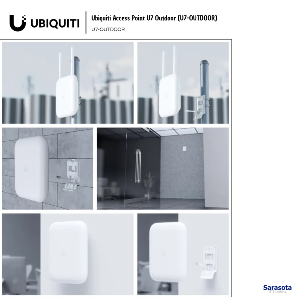 UBI009 Ubiquiti Access Point U7 Outdoor (U7-OUTDOOR) U7-OUTDOOR 810084695562 (6).webp