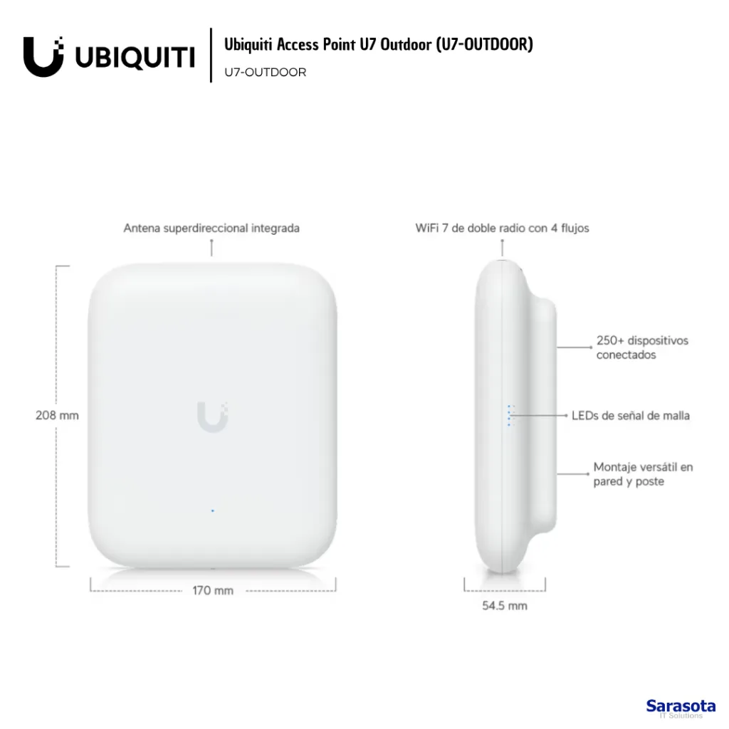 UBI009 Ubiquiti Access Point U7 Outdoor (U7-OUTDOOR) U7-OUTDOOR 810084695562 (5).webp