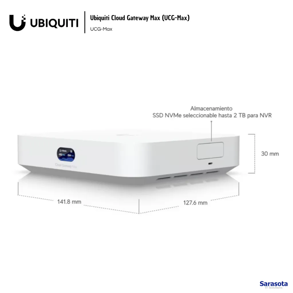UBI012 Ubiquiti Cloud Gateway Max (UCG-Max) UCG-Max 810084697122 (6).webp