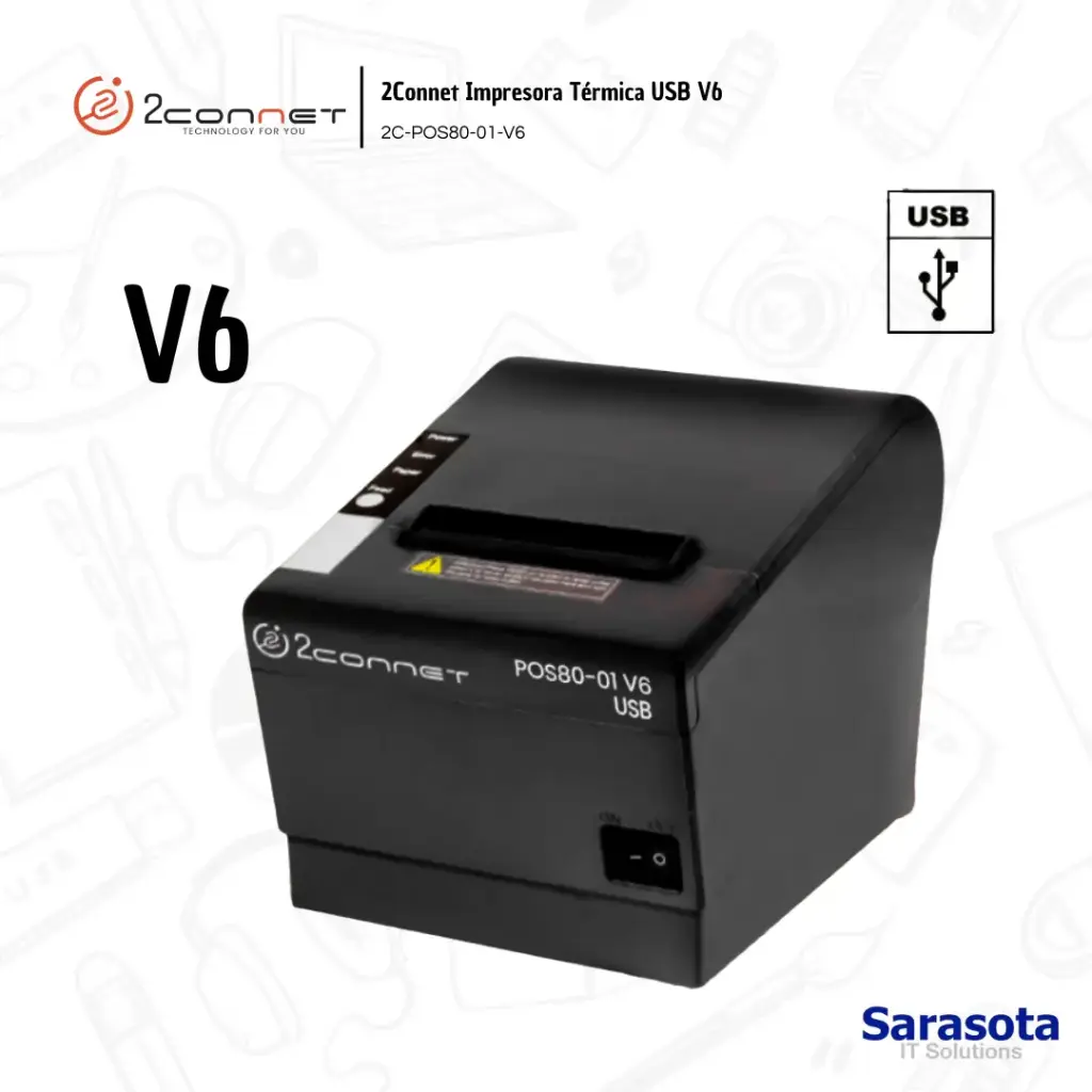 [2CO009] 2Connet Impresora Térmica USB V6