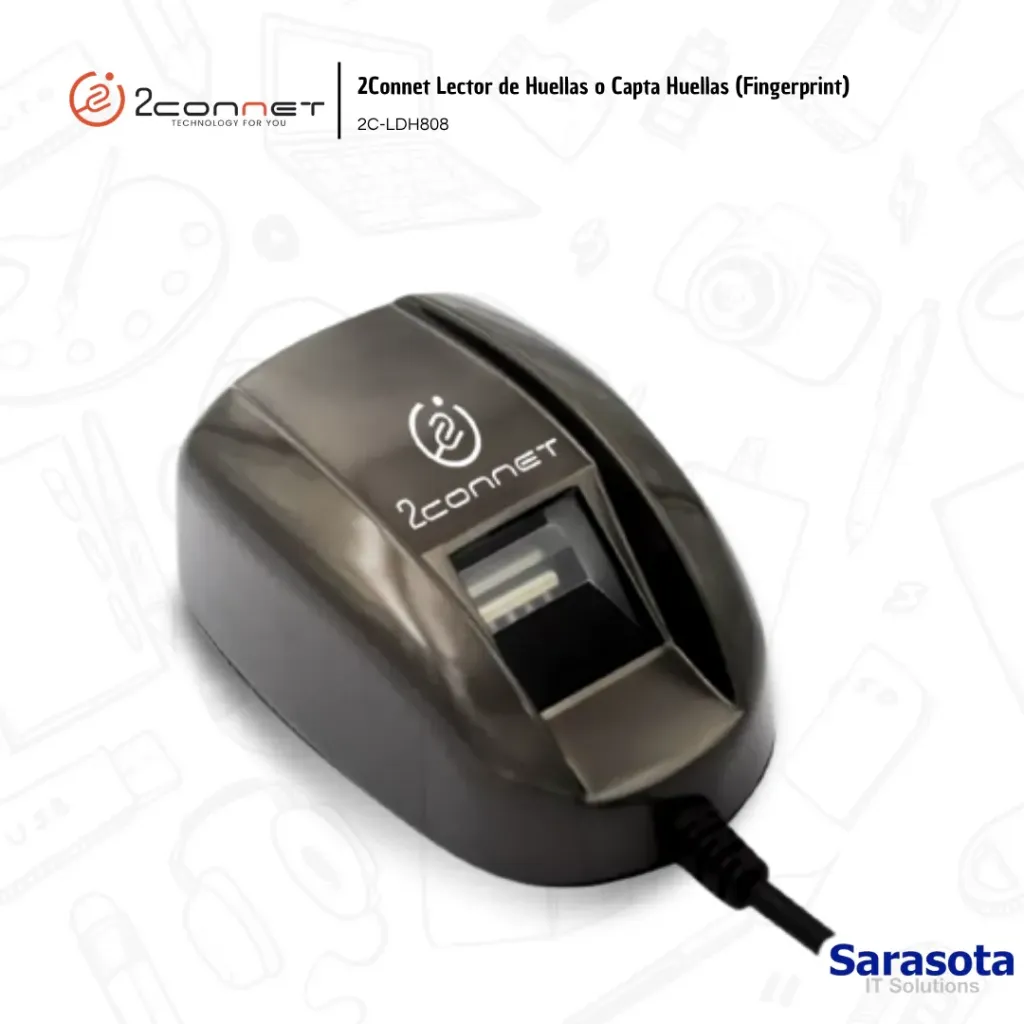 2Connet Lector USB de Huellas (2C-LDH808)
