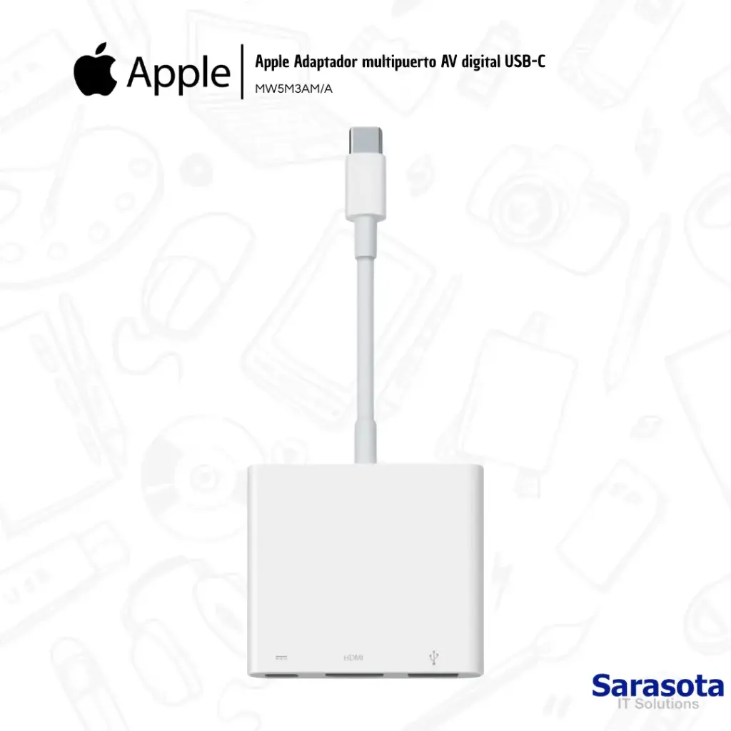 Apple Adaptador multipuerto AV digital USB-C MW5M3AM/A