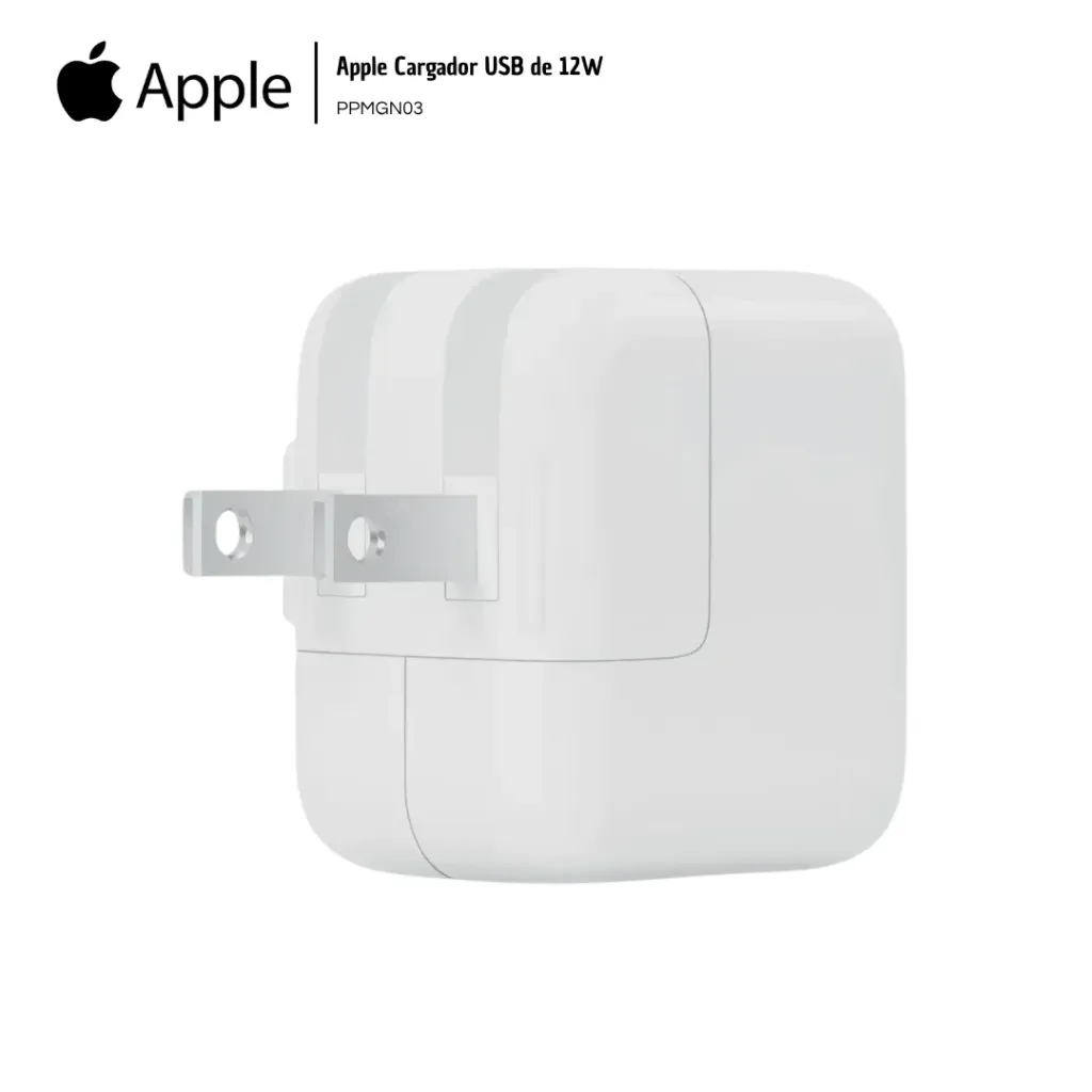 [APP008] Apple Cargador 12W para iPad PPMGN03