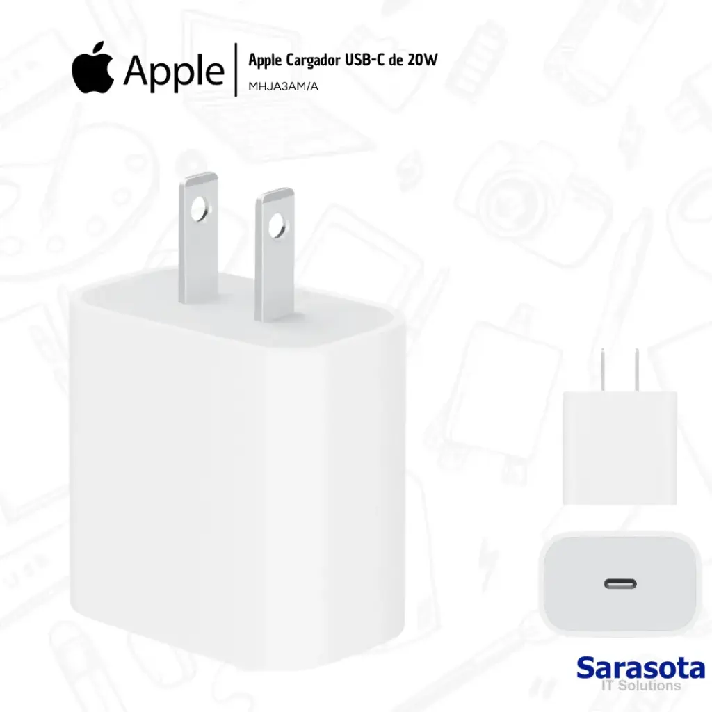 [APP009] Apple Cargador 20W USB-C MHJA3AM/A