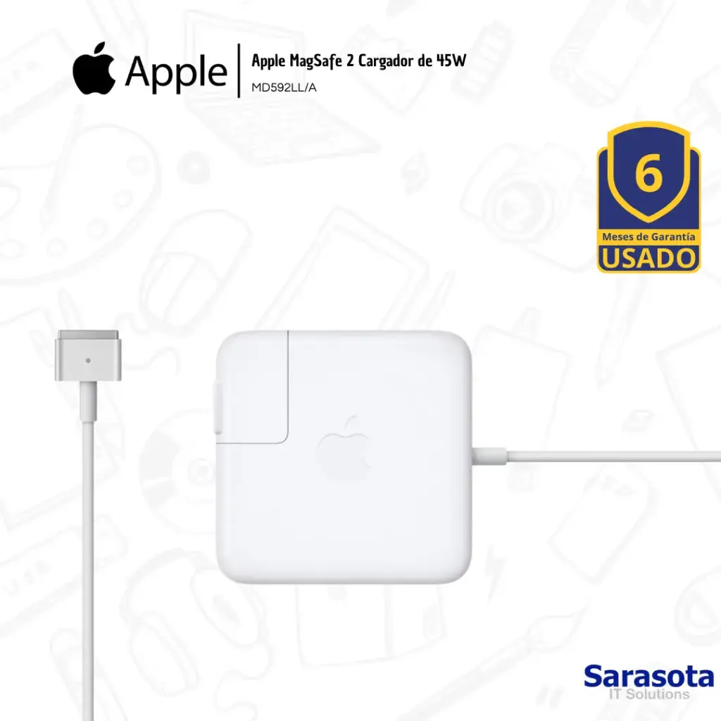 [APP013] Outlet Apple Cargador MagSafe 2 45W Usado