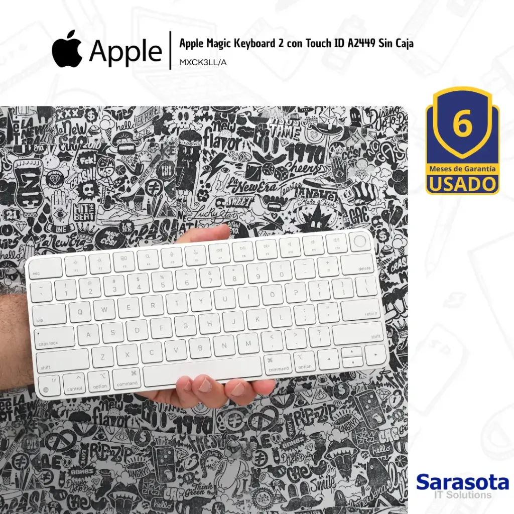 [OUT076] Outlet Apple Magic Keyboard 2 A2449 con Touch ID Sin Caja