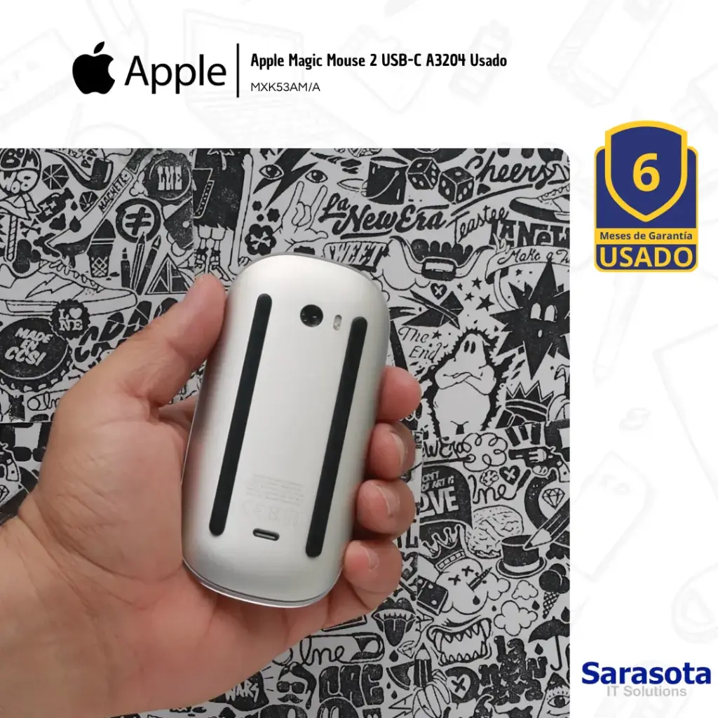 [OUT212] Outlet Apple Magic Mouse 2 A3204 USB-C Usado