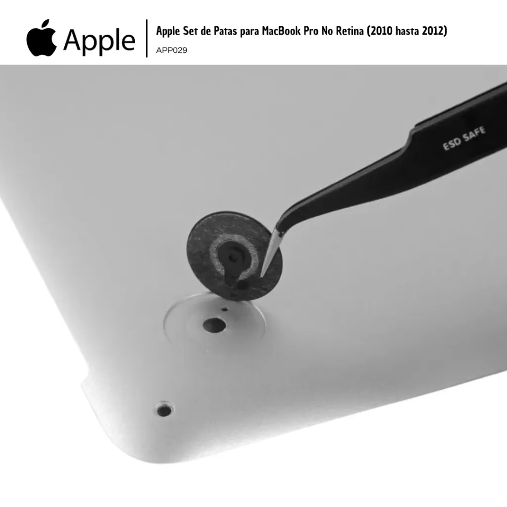 [APP029] Apple Set de Patas para MacBook Pro No Retina (2010 hasta 2012)