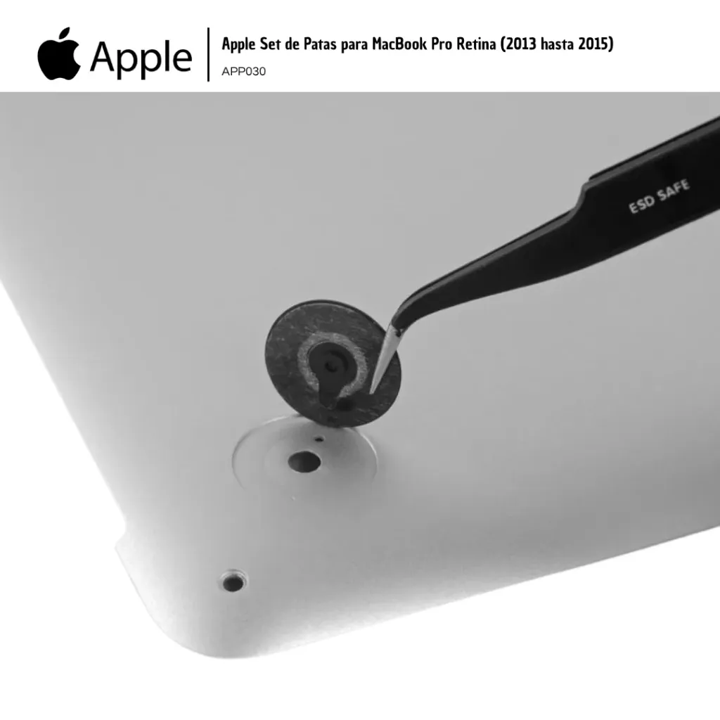 [APP030] Apple Set de Patas para MacBook Pro Retina (2013 hasta 2015)