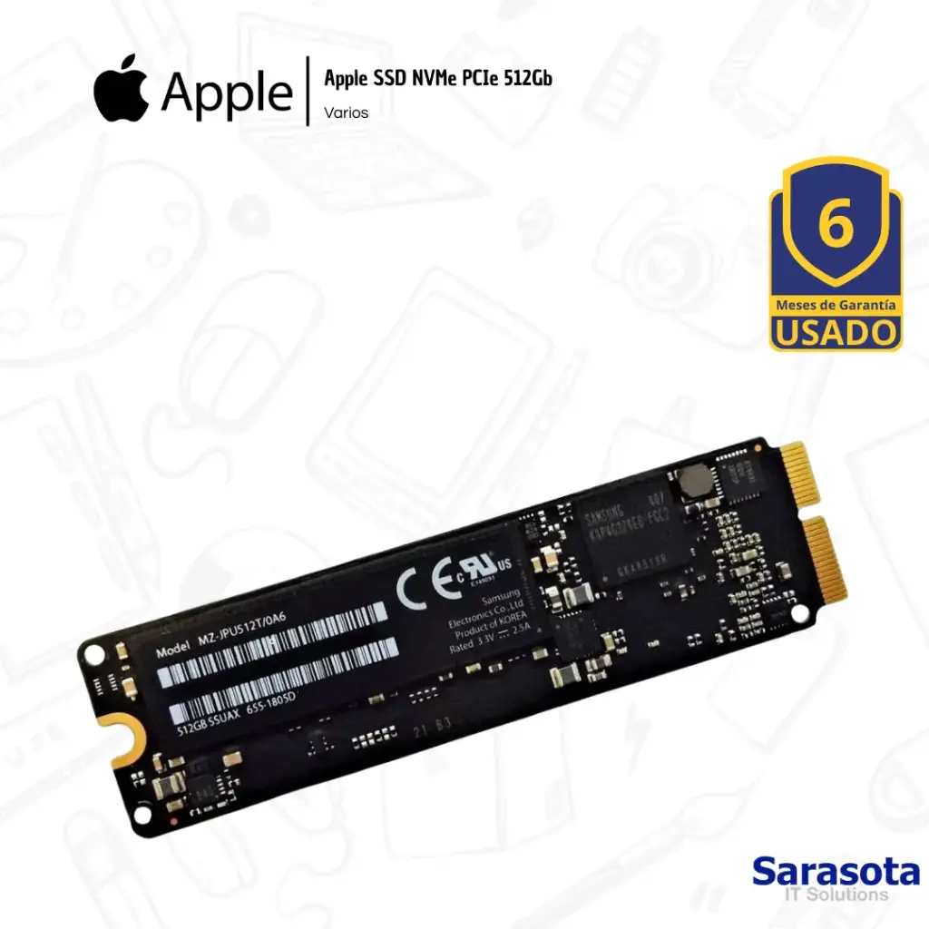 Outlet Apple SSD NVMe 512Gb