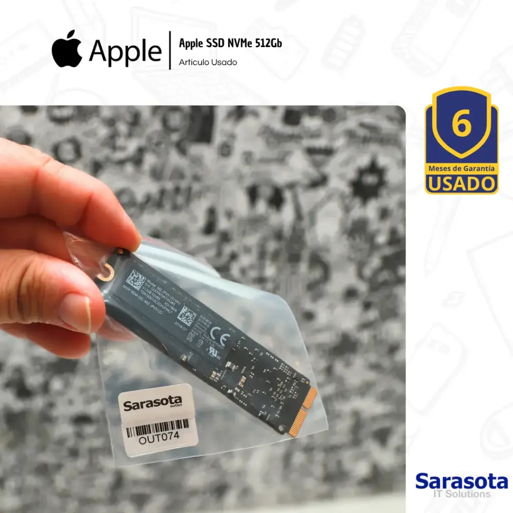 [OUT074] Outlet Apple SSD NVMe 512Gb