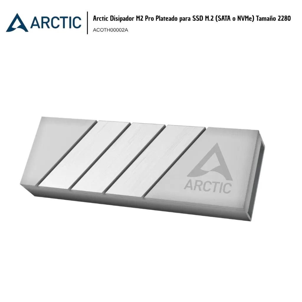 Arctic Disipador térmico M2 Pro 2280 Silver (ACOTH00002A)