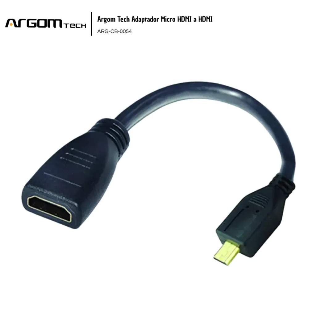 [ARG001] Argom Tech Adaptador Micro HDMI A HDMI ARG-CB-0054