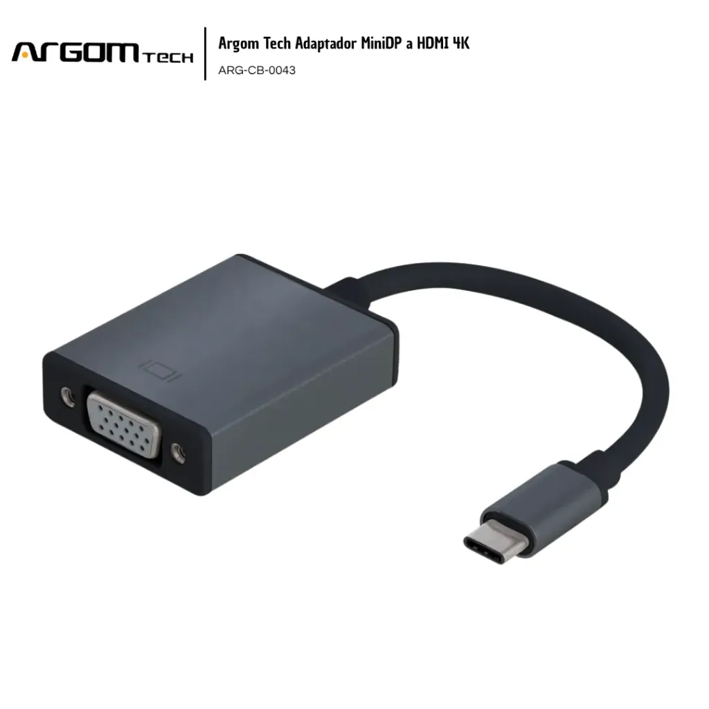 [ARG004] Argom Tech Adaptador USB-C A VGA ARG-CB-0043