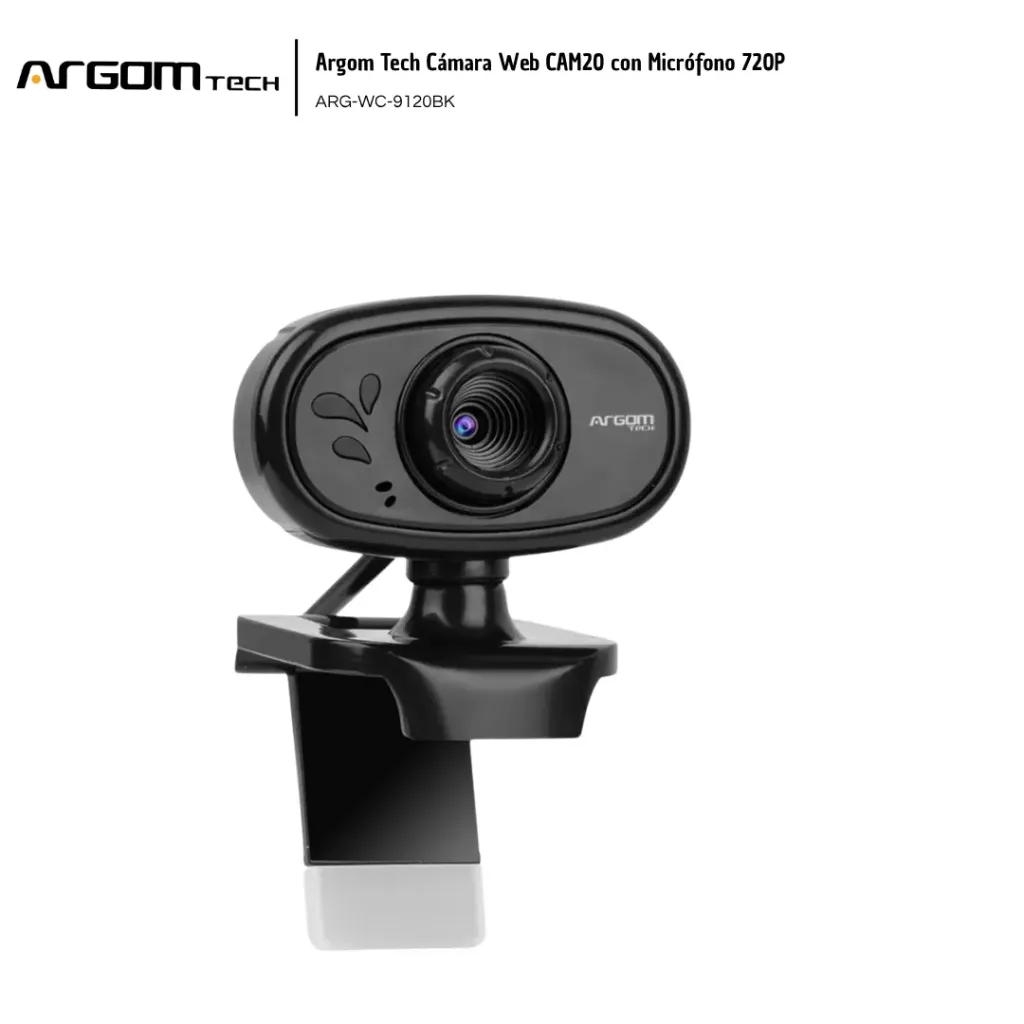 [ARG008] Argom Tech Webcam Usb Hd 720p ARG-WC-9120BK