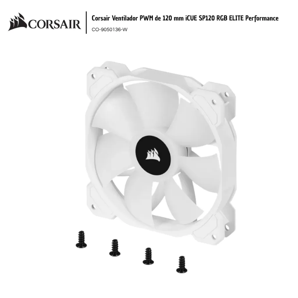 [COR001] Corsair Fan SP120 RGB ICUE Blanco