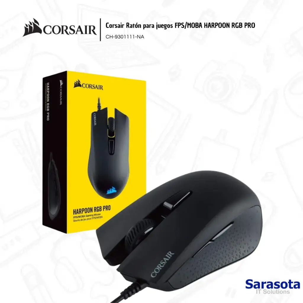 [COR003] Corsair Mouse Harpoon Pro RGB 