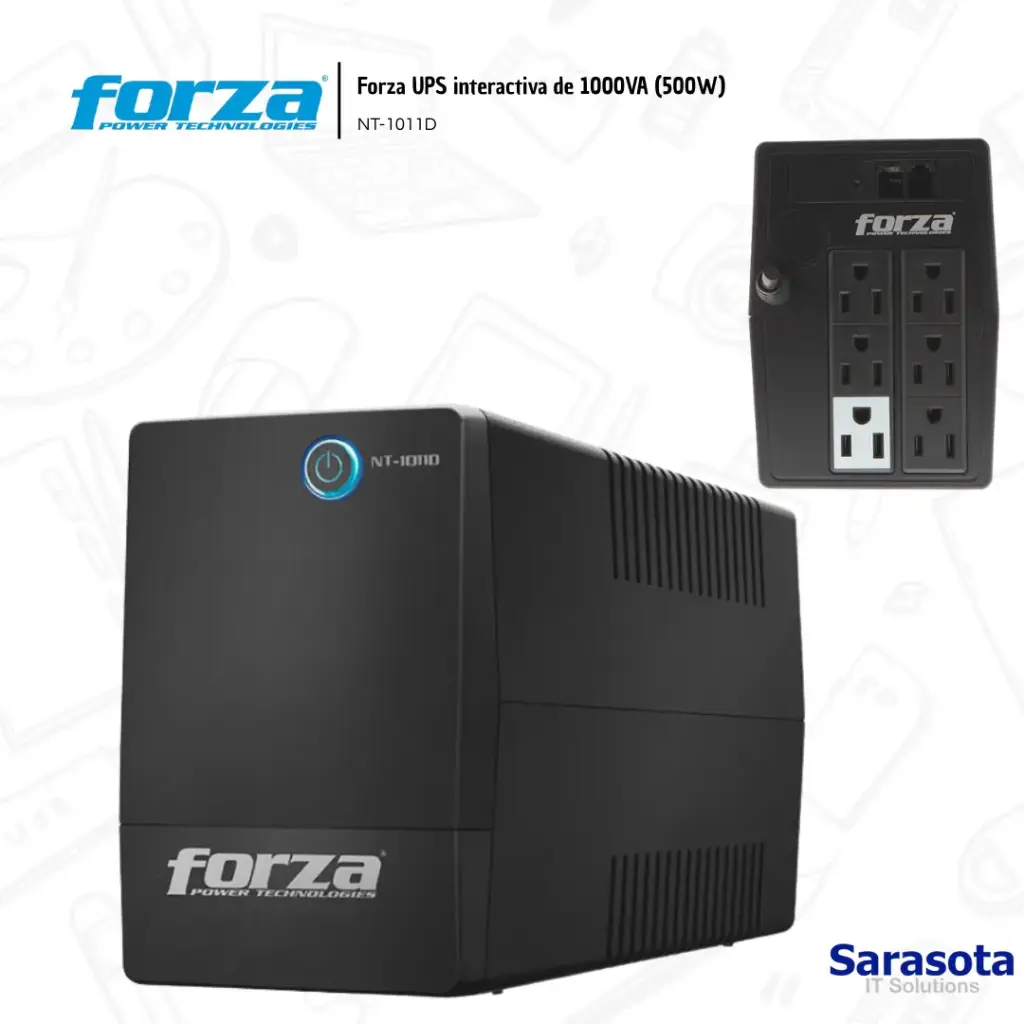 [FOR002] Forza UPS NT-1011D 6 Tomas 1000VA 500W