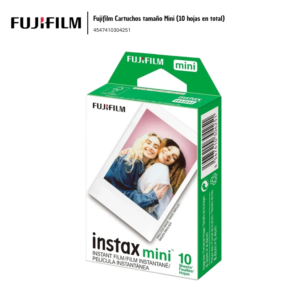 [FUJ002] Fujifilm Cartucho Instax Mini Film (10 Fotografìas)