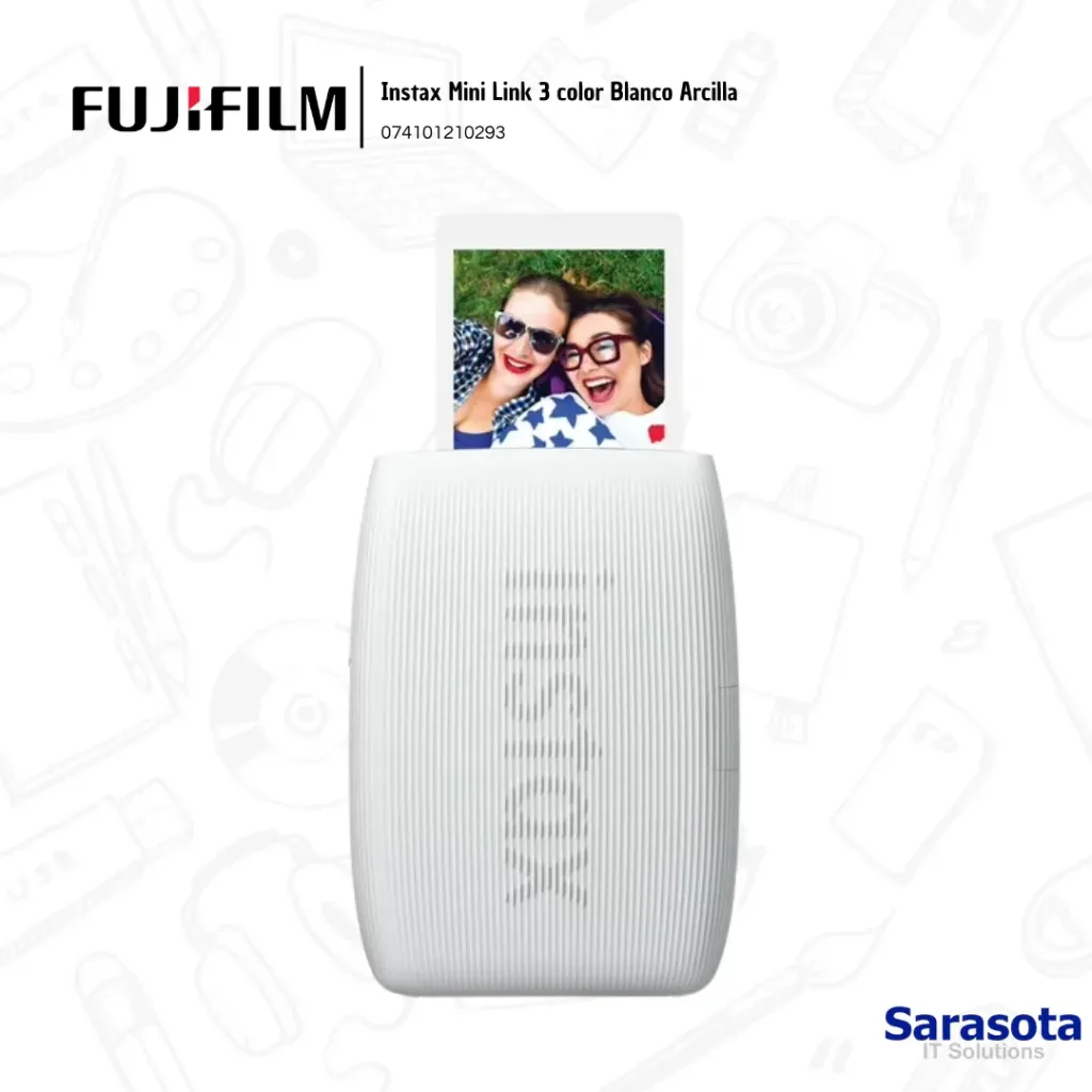 [FUJ006] Fujifilm Impresrora Instax Mini Link 3 Blanco Arcilla