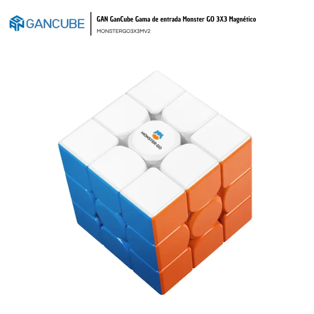 [GAN004] GAN Monster Go Cubo 3X3 Magnético (Principiantes)