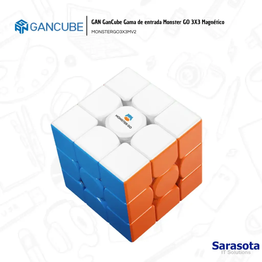 GAN Monster Go Cubo 3X3 Magnético (Principiantes)