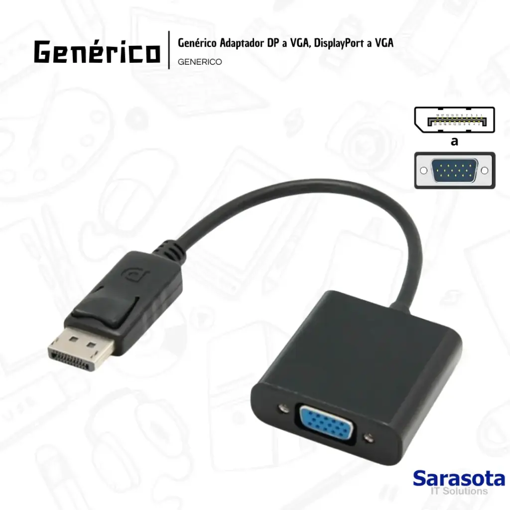 [GEN002] Genérico Adaptador DP a VGA