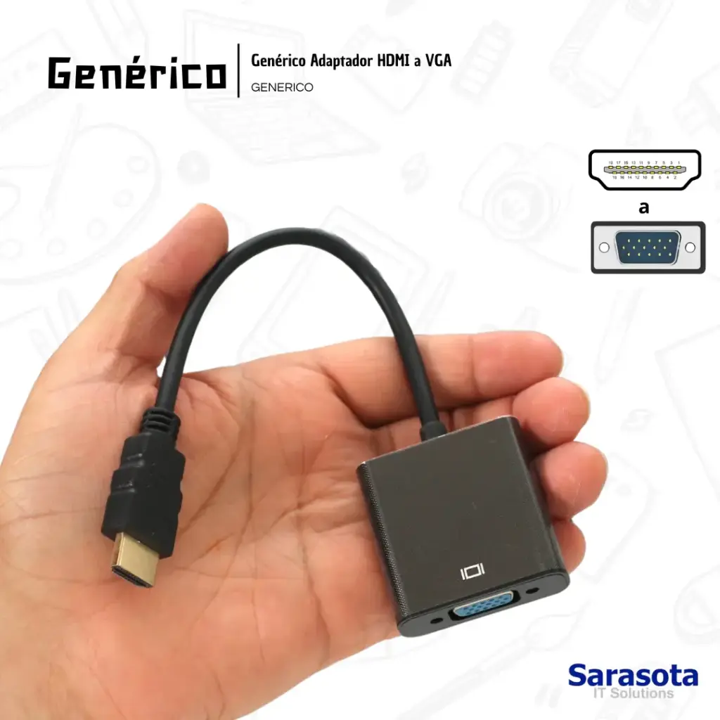 [GEN004] Genérico Adaptador HDMI a VGA
