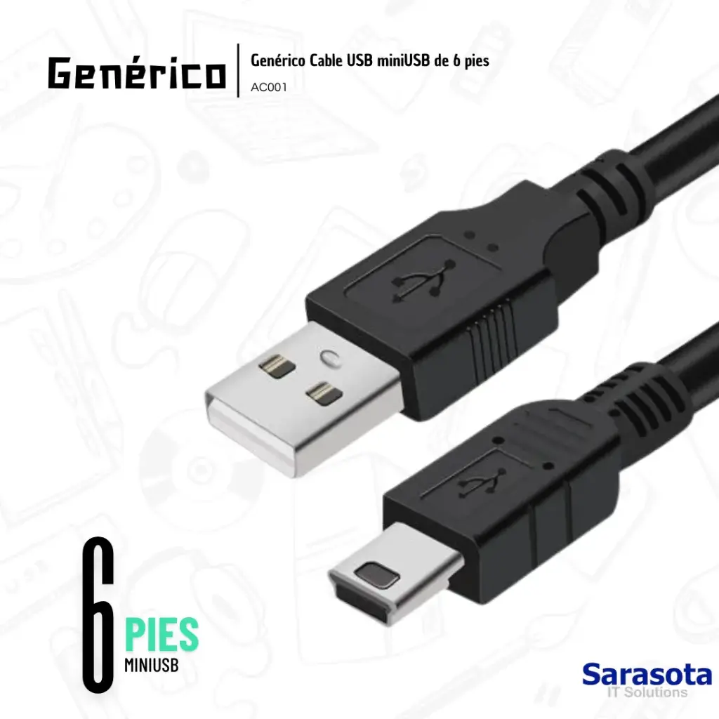 Genérico Cable USB a Mini USB