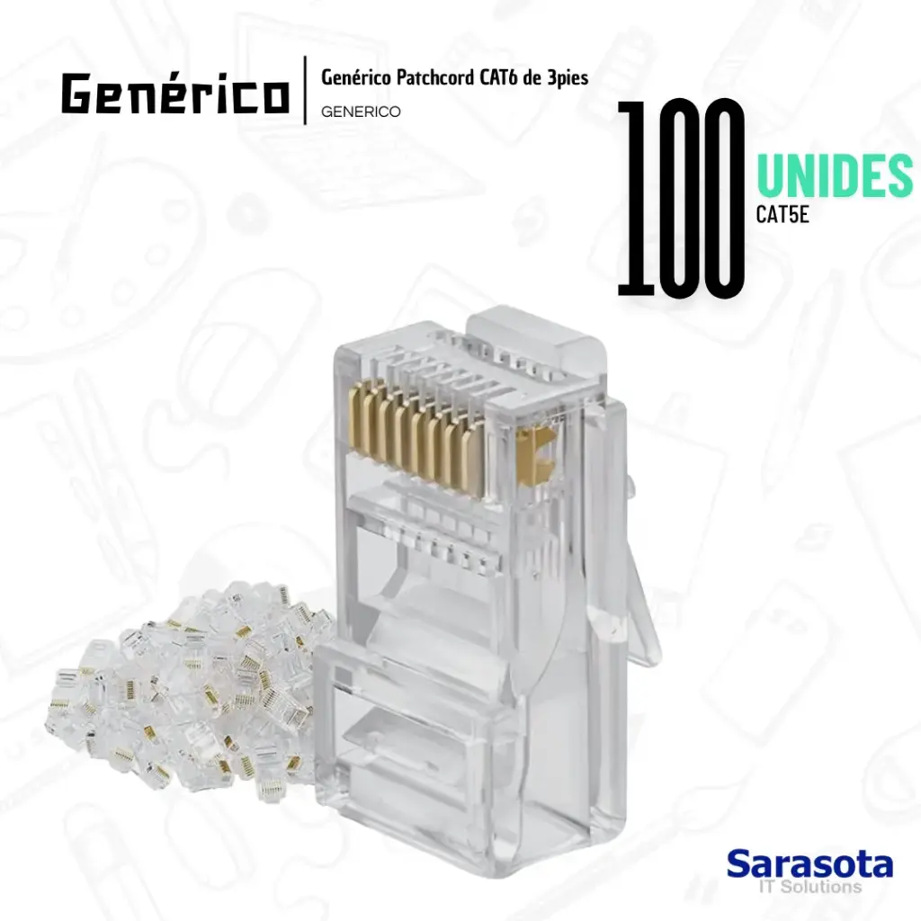 [GEN043] Genérico Terminal CAT5 100 Unidades