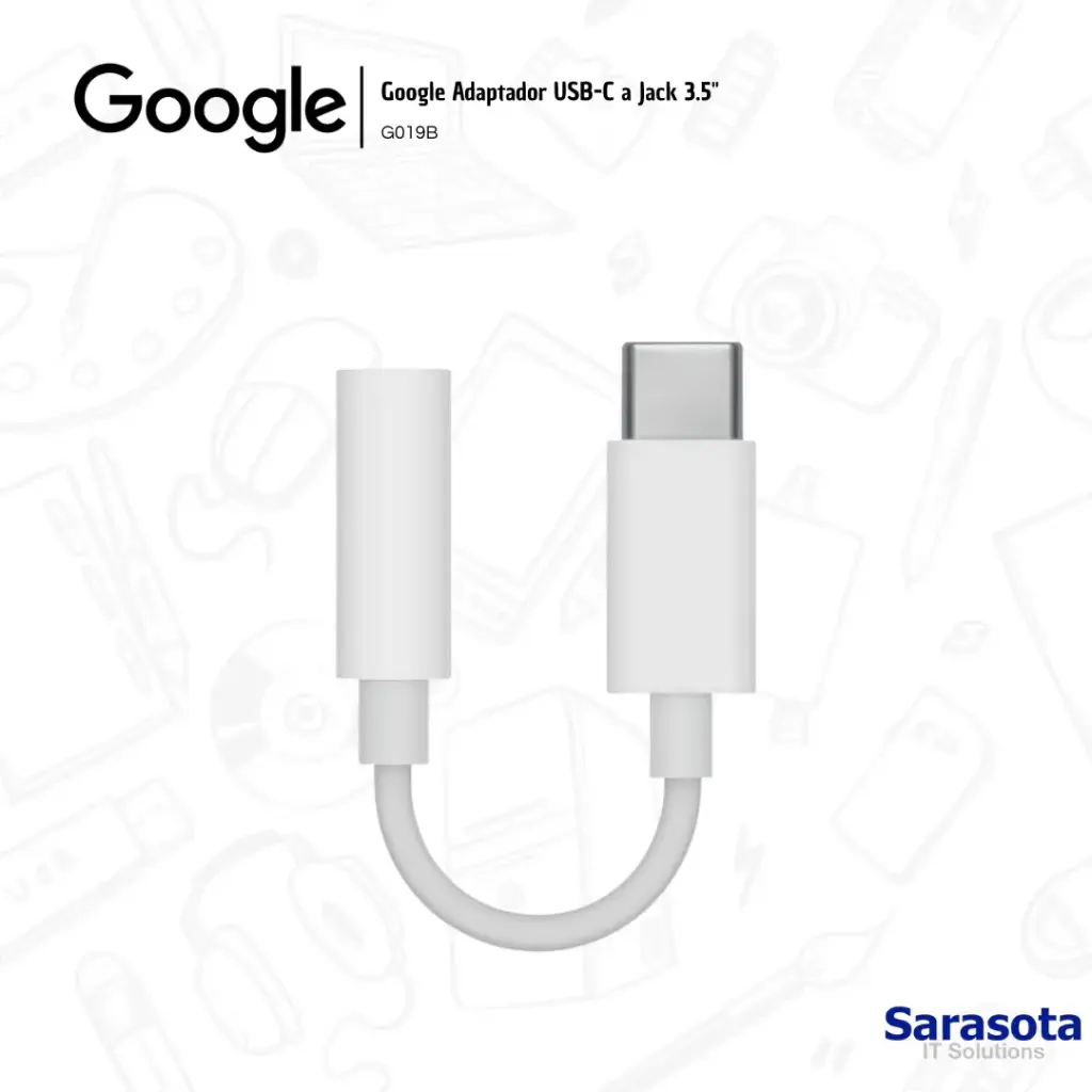 [GOO001] Google Adaptador USB-C a Jack 3.5 Audio