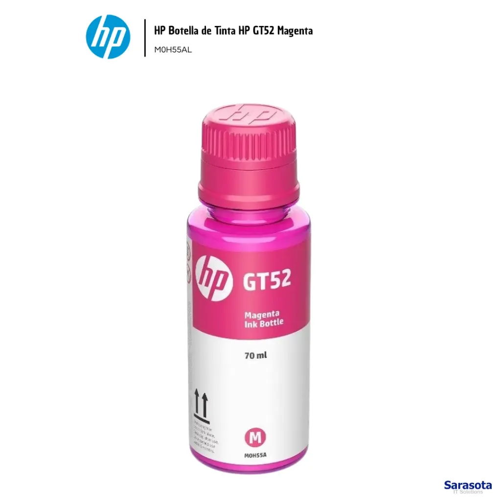 HP Botella de Tinta GT52 Magenta (M0H55AL)