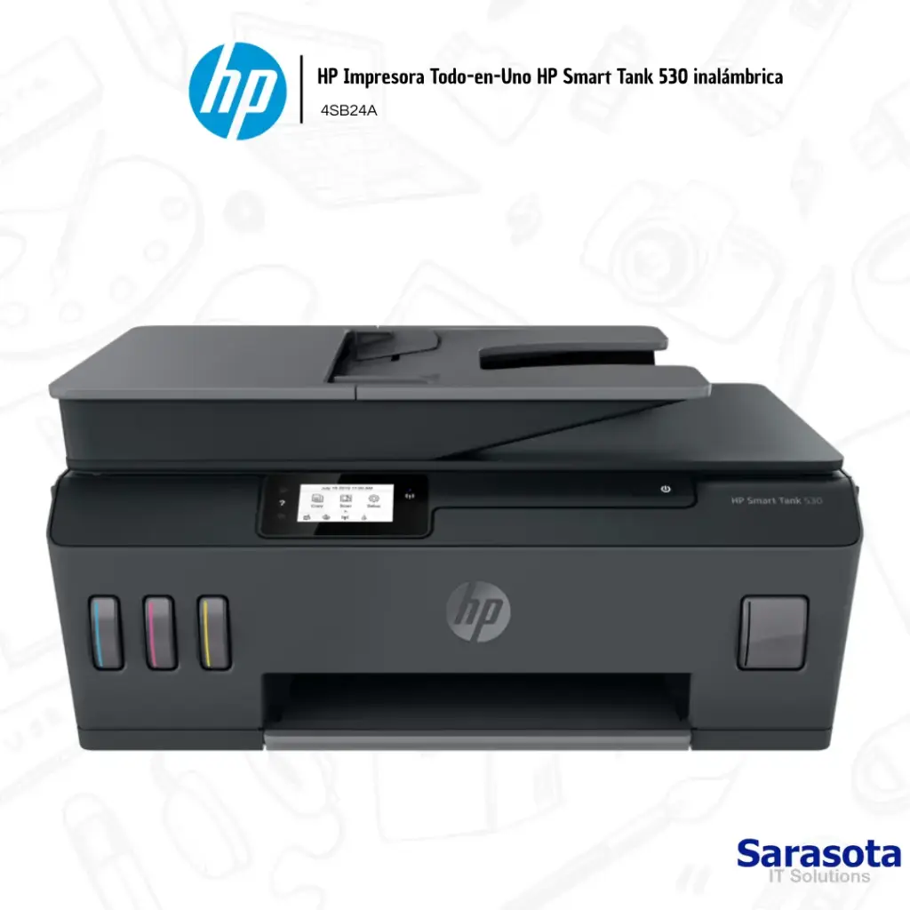 HP Impresora Todo-en-Uno HP Smart Tank 530 4SB24A