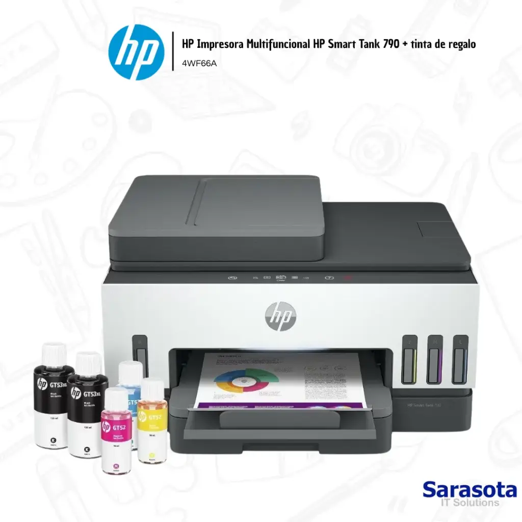 HP Impresora Todo-en-Uno HP Smart Tank 790 4WF66A