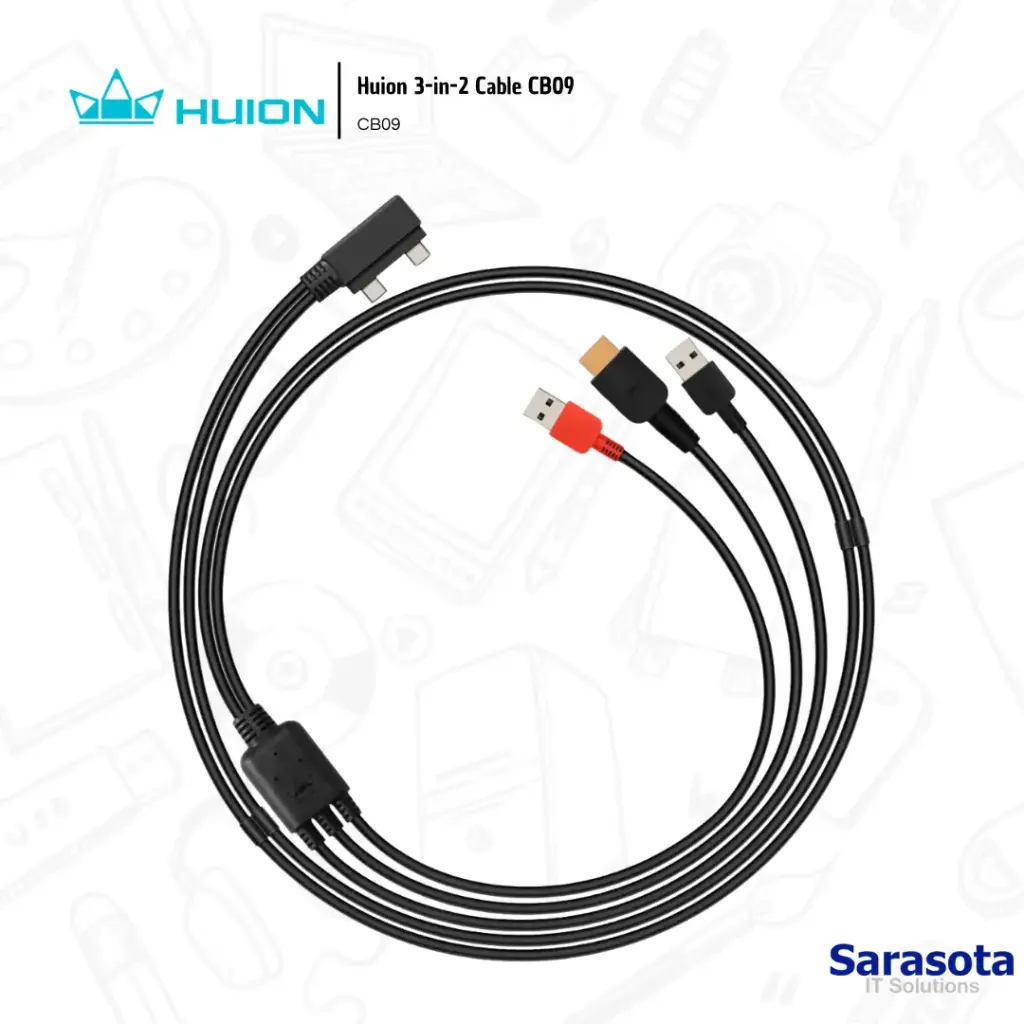 [HUI003] Huion Cable 3-en-2 CB09