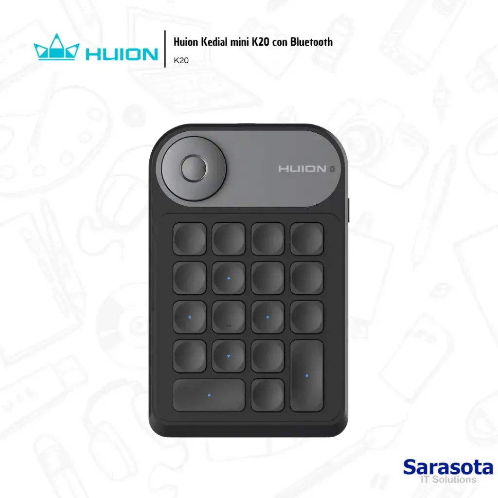 Huion Keydial Mini teclado Bluetooth K20