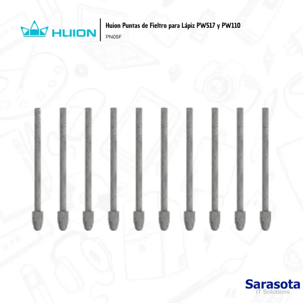 [HUI014] Huion Puntas de Fieltro para Lápiz PW517 (PN05F)