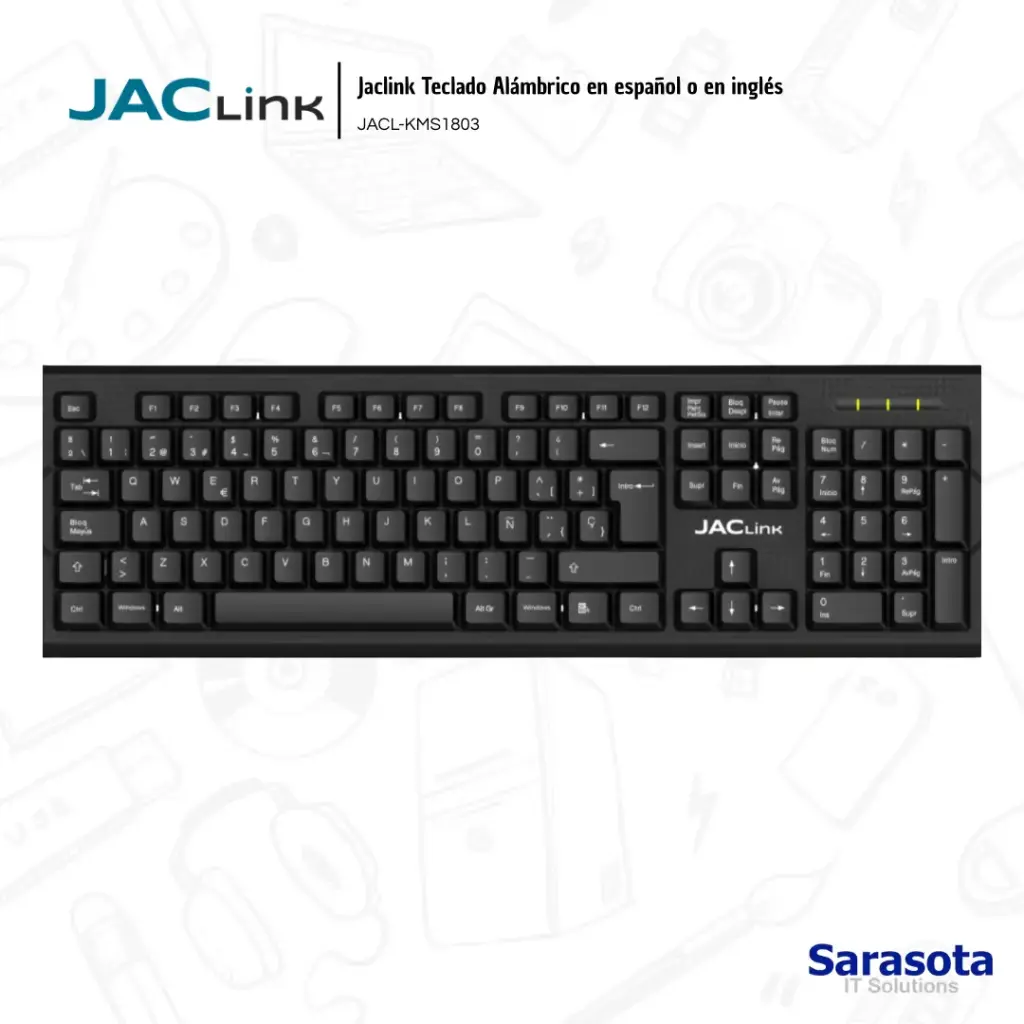 Jaclink Teclado KMS1803