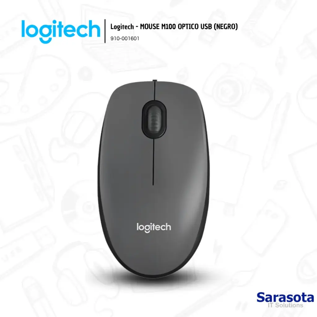 [LOG015] Logitech Mouse M100 USB (910-001601)