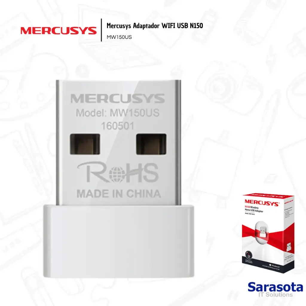 Mercusys Adaptador Wifi USB MW150US