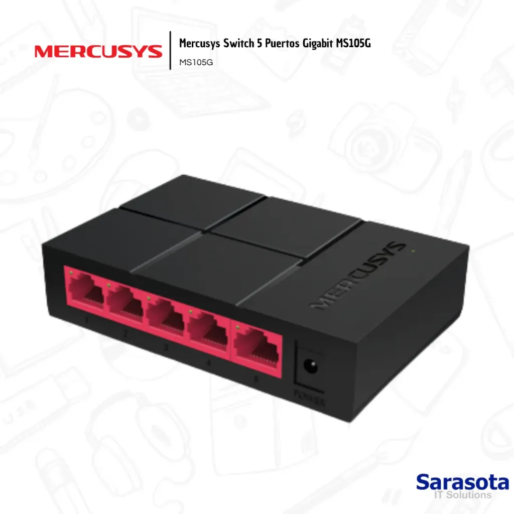 [MER005] Mercusys Switch 5 Puertos Gigabit MS105G